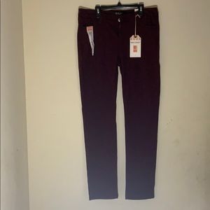 Basic Burgundy Denim Jeans ✨